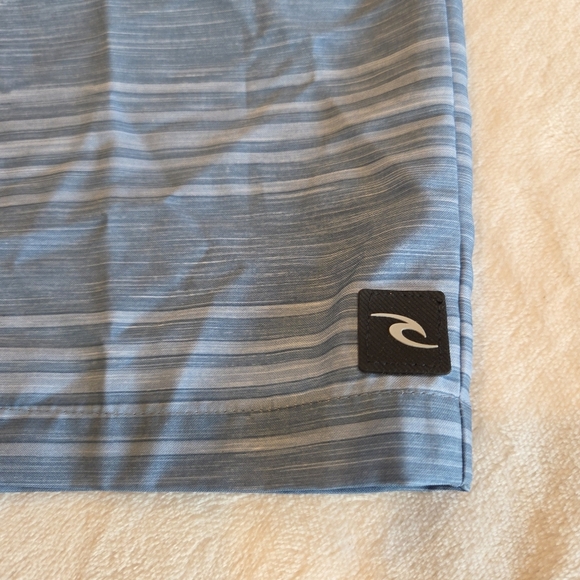 ‼️3/$30‼️Rip Curl All Time Cargo Board Shorts Size 32 Swim Trunks Blue Surfing - Picture 9 of 13